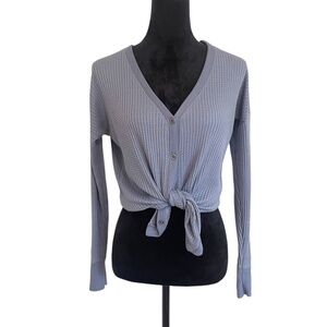 Abercrombie Cozy Waffle Button Up Longsleeve